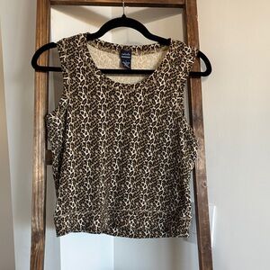 Leopard Print Tank Top
